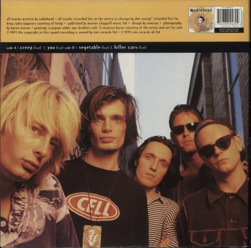 Radiohead Creep - Gatefold sleeve - EX UK 12
